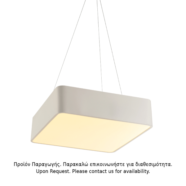 ΚΡΕΜΑΣΤΟ Φ/Σ LED 40W 4000LM CCT ΛΕΥΚΟ ΜΕΤ/ΚΟ 48X48XH140CM EMERY ACA – HM28LEDP48WHCCT