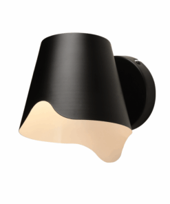 ACA DECOR  απλίκα 1xE27 σε μαύρο χρώμα – HM481W21BK