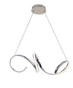 ACA DECOR κρεμαστό φωτιστικό led 40w 2400lm 3000k σε χρώμιο χρώμα – HM91LEDP64CH