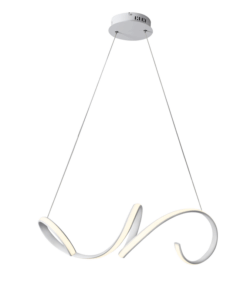 ACA DECOR κρεμαστό φωτιστικό led 40w 2400lm 3000k σε λευκό χρώμα – HM91LEDP64WH