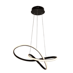 ACA DECOR κρεμαστό φωτιστικό led 48w 2880lm 3000k σε μαύρο χρώμα – HM92LEDP48BK