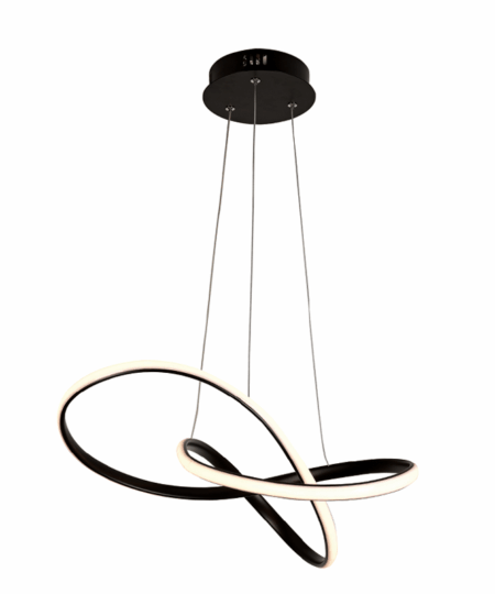 ACA DECOR κρεμαστό φωτιστικό led 48w 2880lm 3000k σε μαύρο χρώμα – HM92LEDP48BK