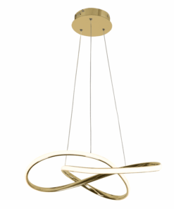 ACA DECOR κρεμαστό φωτιστικό led 48w 2880lm 3000k σε ορείχαλκο – HM92LEDP48BR