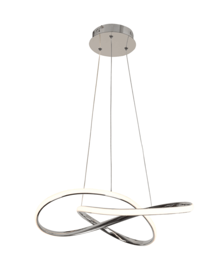 ACA DECOR Κρεμαστό Φωτιστικό LED 48w 2880lm 3000k σε Xρώμιο – HM92LEDP48CH