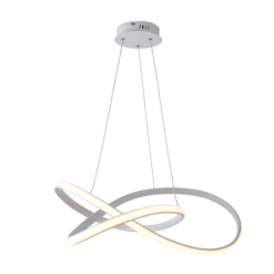 ACA DECOR Κρεμαστό Φωτιστικό LED 48W 2880lm 3000K σε Λευκό Xρώμα – HM92LEDP48WH
