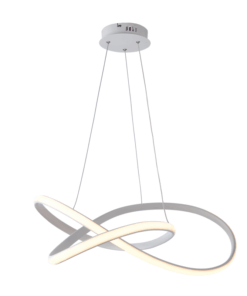 ACA DECOR Κρεμαστό Φωτιστικό LED 48W 2880lm 3000K σε Λευκό Xρώμα – HM92LEDP48WH