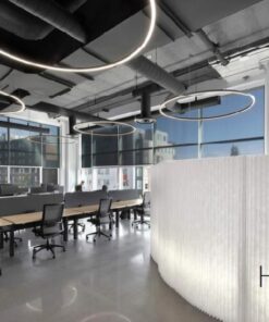 Κρεμαστό Γραμμικό Φωτιστικό σε Σχήμα Κύκλου/S/Ευθεία HOLY ACA