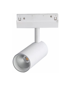 ΛΕΥΚΟ ΜΑΤ ΜΑΓΝΗΤΙΚΟ ΣΠΟΤ 48V DC 12W 4000K 800LM 36° OSRAM RA90 Φ50*110MM ACA – HUBE1240W