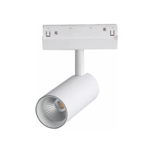 ΛΕΥΚΟ ΜΑΤ ΜΑΓΝΗΤΙΚΟ ΣΠΟΤ 48V DC 12W 4000K 800LM 36° OSRAM RA90 Φ50*110MM ACA – HUBE1240W
