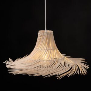 Κρεμαστό Φωτιστικό Σύμη 1xΕ27 Rattan D65xΗ19cm ACA – HX2219P