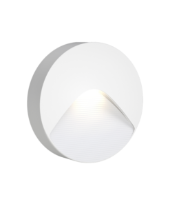 it-Lighting Horseshoe LED 2W 3CCT Outdoor Wall Lamp White D:12.8cmx3cm (80201920)