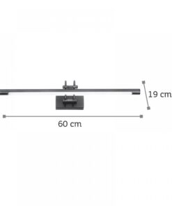 InLight Επιτοίχιο φωτιστικό από νίκελ ματ μέταλλο και ακρυλικό (1044-Α-Νίκελ Ματ)