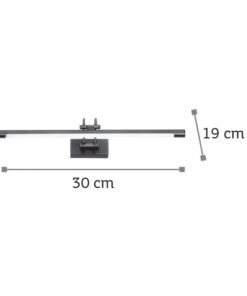 InLight Επιτοίχιο φωτιστικό από νίκελ ματ μέταλλο και ακρυλικό (1044-Γ-Νίκελ Ματ)