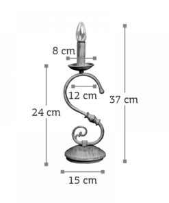 InLight Επιτραπέζιο φωτιστικό από μέταλλο σε λευκή πατίνα (3445)
