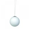 InLight Κρεμαστό φωτιστικό από λευκή οπαλίνα 1XE27 D:40cm (4253-Β)