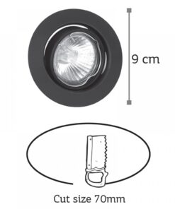 InLight Χωνευτό σποτ από νίκελ ματ μέταλλο (43277-Νίκελ Ματ)