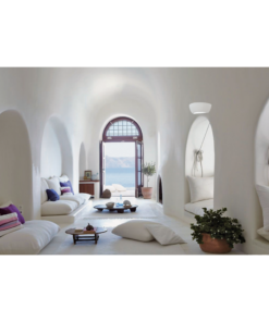 InLight Επιτοίχιο φωτιστικό λευκό από γύψο 1XE14 D:30cm (43345)