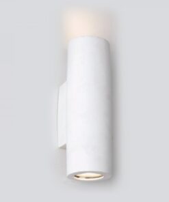 InLight Επιτοίχιο φωτιστικό λευκό από γύψο 2XGU10 D:25cm (43404)