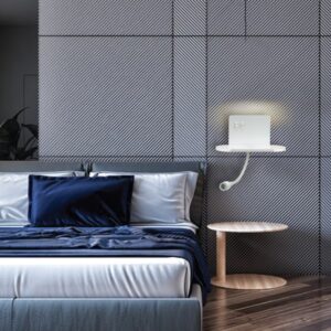 InLight Επιτοίχιο φωτιστικό από λευκό μέταλλο (43416-WH)