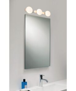 InLight Επιτοίχιο φωτιστικό από χρώμιο μέταλλο και λευκή οπαλίνα (43420-3)