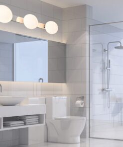 InLight Επιτοίχιο φωτιστικό από χρώμιο μέταλλο και λευκή οπαλίνα (43420-3)