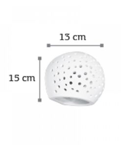 InLight Επιτοίχιο φωτιστικό λευκό από γύψο (43421)