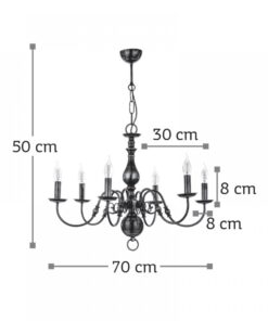 InLight Κρεμαστό φωτιστικό από οξυντέ μέταλλο (5309-6)