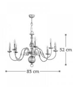 InLight Κρεμαστό φωτιστικό από μέταλλο σε λευκή πατίνα (5311-8)