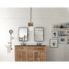 InLight Κρεμαστό φωτιστικό από ξύλο και σχοινί 1XE27 D:10cm (5318-1)