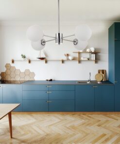 InLight Κρεμαστό φωτιστικό από χρώμιο μέταλλο και λευκή οπαλίνα 4XG9 D:45cm (5321-4)