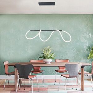 InLight Κρεμαστό φωτιστικό από χρώμιο μέταλλο και σωλήνα σιλικόνης (6019-CH)