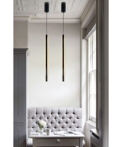 InLight Κρεμαστό φωτιστικό από μαύρο μέταλλο και ακρυλικό (6023)