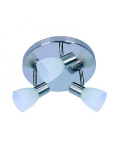 InLight Επιτοίχιο σποτ από μέταλλο σε νίκελ ματ απόχρωση (9064-3Φ-Νίκελ Ματ)