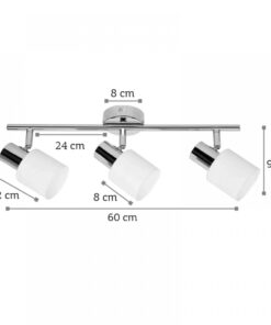 InLight Επιτοίχιο σποτ από μέταλλο σε οξυντέ απόχρωση (9065-3Φ-Οξυντέ)