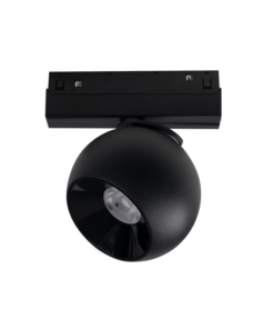 ΜΑΥΡΟ ΜΑΤ ΜΑΓΝΗΤΙΚΟ ΣΠΟΤ 48V DC 12W 3000K 1000LM 36° OSRAM RA90 Φ100*134MM ACA – IONA1230B