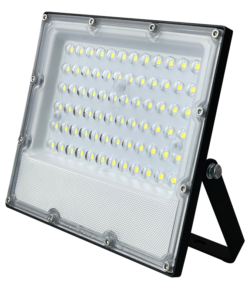 LED Προβολέας 50W ACA Μαύρος 90° 5750lm 100-277V Αδιάβροχος IP65 Θερμό Λευκό 3000K – J5030