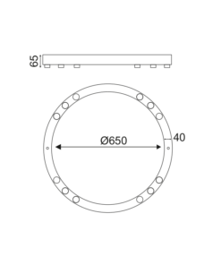 ΟΡΟΦΗΣ ΦΩΤΙΣΤΙΚΟ LED 36W COB ΜΑΥΡΟ ΑΛΟΥΜΙΝΙΟ 3000K 3240LM D65ΧΗ6,5CM MAGNETO ACA DECOR – JNAC36LED65BK