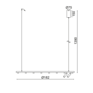 ΚΡΕΜΑΣΤΟ ΦΩΤΙΣΤΙΚΟ LED 30W COB ΛΕΥΚΟ ΑΛΟΥΜΙΝΙΟ 3000K 2700LM 120X4XH139CM MAGNETO ACA DECOR – JNCP30LED120WH