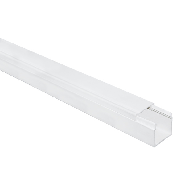 100X40mm Πλαστικό Κανάλι Καλωδίων Χωρίς Αυτοκόλλητο Λευκό 2m ACA – KA10040W