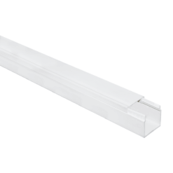 12X12mm Πλαστικό Κανάλι Καλωδίων Χωρίς Αυτοκόλλητο Λευκό 2m ACA – KA1212W