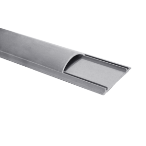 50Χ15mm Οβάλ Κανάλι Δαπέδου 2m Γκρι ACA 20τμχ – KA5015G
