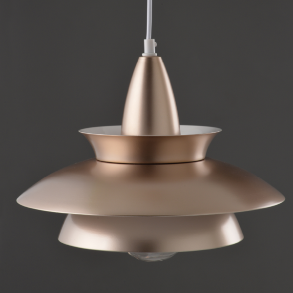 ACA DECOR   – Κρεμαστό Φωτιστικό 1ΧΕ27 Μεταλλικό Χρυσό-ΜΠΡΟΝΖΕ Φ33ΧΗ128cm