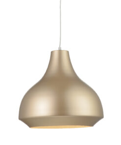 Κρεμαστό Φωτιστικό 1ΧΕ27 Μεταλλικό Χρυσό Γραφίτη Φ350 ACA DECOR – KS080335GT