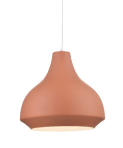 Κρεμαστό Φωτιστικό 1ΧΕ27 Μεταλλικό Terracota Φ350 ACA DECOR – KS080335KH