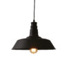 Καμπάνα Μεταλλική Μάυρη Φ360 1ΧE27 ACA DECOR   – KS1290P36T1BK