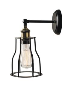 ΑΠΛΙΚΑ ΜΕΤΑΛΛΙΚΗ ΜΑΥΡΗ 1ΧE27 SOTIS ACA – KS1342W151BKACA