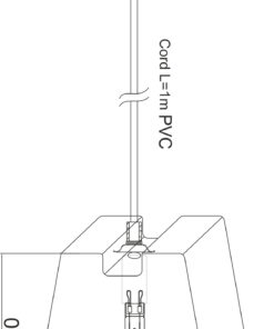 Κρεμαστό Φωτιστικό 1ΧG9 Φιμέ / Χρώμιο Γυαλί ACA DECOR – KS1435P131CH