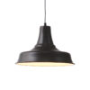Καμπάνα Μεταλλική Μαύρη Φ340 1ΧE27 ACA DECOR  – KS1477P1BK