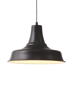 Καμπάνα Μεταλλική Μαύρη Φ340 1ΧE27 ACA DECOR – KS1477P1BK