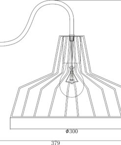 Επιτοίχια Απλίκα 1ΧΕ27 Μεταλλική Μαύρη Καμπάνα Φ300 ACA DECOR – KS1525W1BK